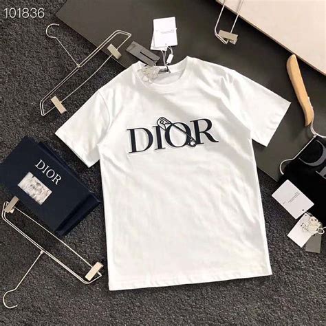 christian dior men's white t shirt